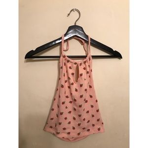 Urban Outfitters TMD Strawberry Keyhole Crop🍓